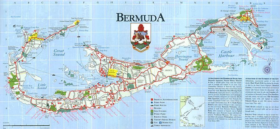 Bermuda Earth Map